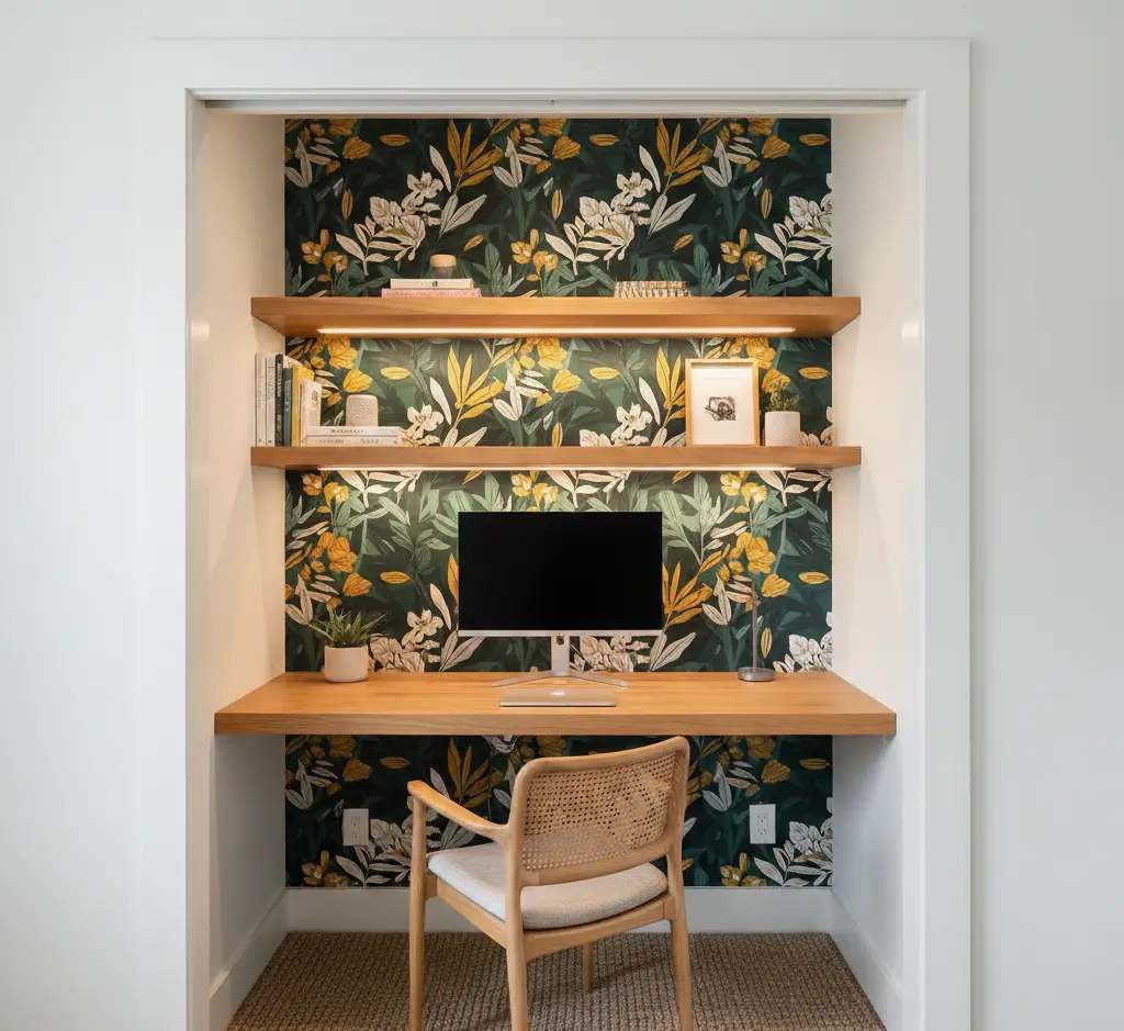 The “Cloffee” (Closet-Office)