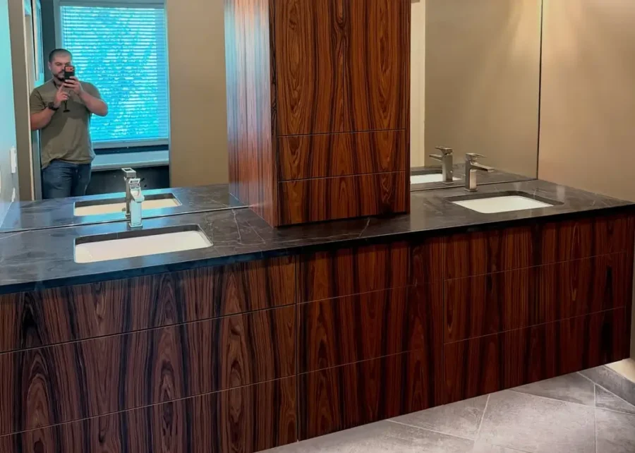 Custom Bathroom Vanities in Edina: Sizing, Storage, and Why Particleboard Fails